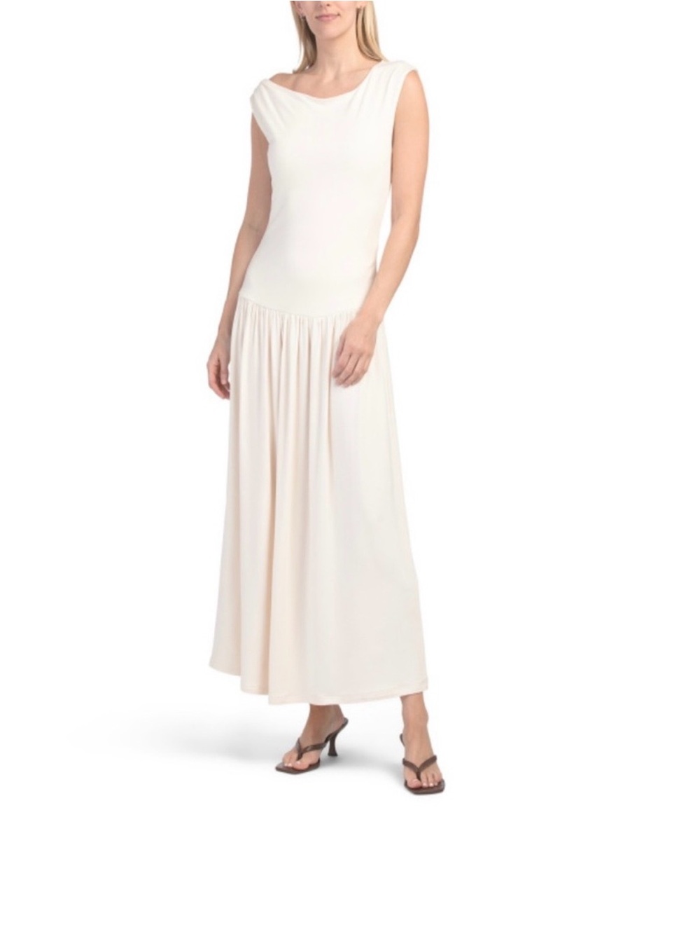 Walter Baker Fatima Dress NWT Size L Cream